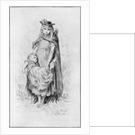 Poor girl with a child in London by Gustave Dore