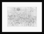 Album of the Siege of Paris, Election meeting rue Maison Dieu, Plaisance by Gustave Dore