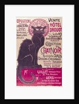 Poster advertising an exhibition of the 'Collection du Chat Noir' cabaret at the Hotel Drouot, Paris, May 1898 by Theophile Alexandre Steinlen