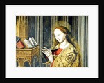 The Virgin Mary reading from a book of Hours, c.1445 by Master of the Aix Annunciation