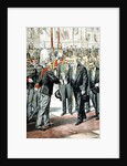 Arrival of the President of the French Republic, M. Loubet, in Rome for a state visit to Italy in April, 1904 by French School