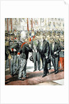 Arrival of the President of the French Republic, M. Loubet, in Rome for a state visit to Italy in April, 1904 by French School
