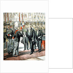 Arrival of the President of the French Republic, M. Loubet, in Rome for a state visit to Italy in April, 1904 by French School