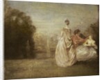 The Two Cousins, 1716-20 by Jean Antoine Watteau