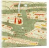 Detail of Constantinople from the Peutinger map copy by Anonymous