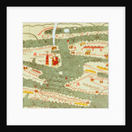 Detail of Constantinople from the Peutinger map copy by Anonymous