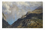 Mountainous landscape by Gustave Dore