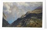 Mountainous landscape by Gustave Dore