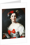Portrait of a Woman, or The Music, c.1750-65 by Giuseppe Bonito