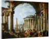 Preaching Among the Ancient Ruins, c.1740-50 by Giovanni Paolo Pannini or Panini