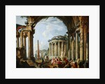 Preaching Among the Ancient Ruins, c.1740-50 by Giovanni Paolo Pannini or Panini