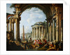 Preaching Among the Ancient Ruins, c.1740-50 by Giovanni Paolo Pannini or Panini