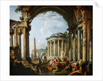 Preaching Among the Ancient Ruins, c.1740-50 by Giovanni Paolo Pannini or Panini