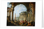 Preaching Among the Ancient Ruins, c.1740-50 by Giovanni Paolo Pannini or Panini