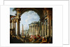 Preaching Among the Ancient Ruins, c.1740-50 by Giovanni Paolo Pannini or Panini