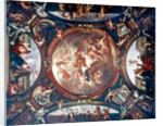 Justice Ensures Peace and Protects the Arts, study for the ceiling of the Second Chamber of Petitions of the Parliament of Paris, 1688 by Bon de Boulogne