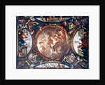 Justice Ensures Peace and Protects the Arts, study for the ceiling of the Second Chamber of Petitions of the Parliament of Paris, 1688 by Bon de Boulogne
