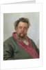 Portrait of Modest Petrovich Moussorgsky 1881 by Ilya Efimovich Repin