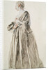 Standing Woman by Jean Antoine Watteau