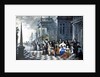 Characters making music in front of a palace, 1672 by Hieronymus Janssens