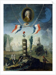 An Allegory of the Revolution with a portrait medallion of Jean-Jacques Rousseau, 1794 by Nicolas Henri Jeaurat de Bertry
