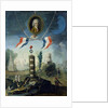 An Allegory of the Revolution with a portrait medallion of Jean-Jacques Rousseau, 1794 by Nicolas Henri Jeaurat de Bertry