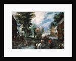 Entrance of a Village, 17th century by Jan the Elder Brueghel