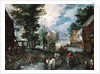 Entrance of a Village, 17th century by Jan the Elder Brueghel