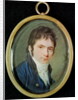 Miniature Portrait of Ludwig Van Beethoven, 1802 by Christian Hornemann