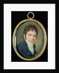 Miniature Portrait of Ludwig Van Beethoven, 1802 by Christian Hornemann
