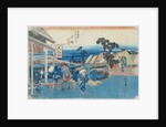Totsuka: fork in the road of the old town, No.6 from the series 'Fifty-three Stations on the Tokaido', c.1834-35 by Ando or Utagawa Hiroshige