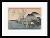 Mariko: teahouse known for its speciality by Ando or Utagawa Hiroshige