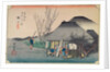 Mariko: teahouse known for its speciality by Ando or Utagawa Hiroshige
