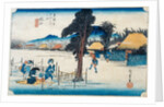 Minakuchi: famous production of Kampyo by Ando or Utagawa Hiroshige