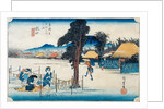 Minakuchi: famous production of Kampyo by Ando or Utagawa Hiroshige