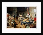 Monkey Banquet, 1810 by David the Younger Teniers