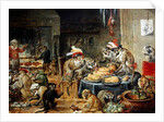 Monkey Banquet, 1810 by David the Younger Teniers
