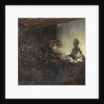 The Billet, left-hand panel of the triptych 'Remembering the Dead', c.1918 by Andre Devambez