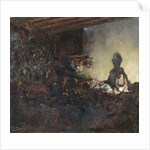 The Billet, left-hand panel of the triptych 'Remembering the Dead', c.1918 by Andre Devambez