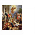 St. Francis of Paola appearing before the sick by Abraham Jansz. van Diepenbeeck