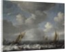 Seascape by Hendrick van de Sande Bakhuyzen