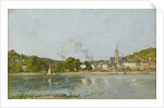 The Seine at Caudebec-en-Caux, 1889 by Eugene Louis Boudin