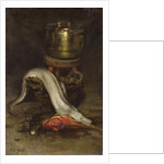 Still life with fish and cauldron by Joseph Bail