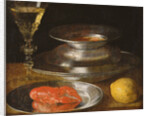 Still life with lobster, c.1630 by Sebastian Stoskopff