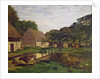 A Farmyard in Normandy, c.1863 by Claude Monet