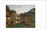 A Farmyard in Normandy, c.1863 by Claude Monet