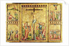 Altarpiece with the Crucifixion in the centre panel and scenes from the Life of Christ on the side panels, c.1330 by Master of Cologne