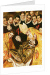 The Burial of Count Orgaz by El (1541-1614) Greco