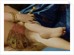 Detail of The Grand Odalisque, 1814 by Jean Auguste Dominique Ingres