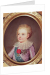 Portrait of Dauphin Louis, 1784 by Adolf Ulrich Wertmuller